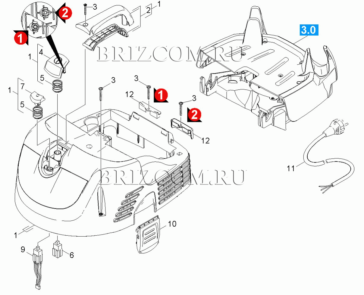 Крышка детали (0.164-553.0)