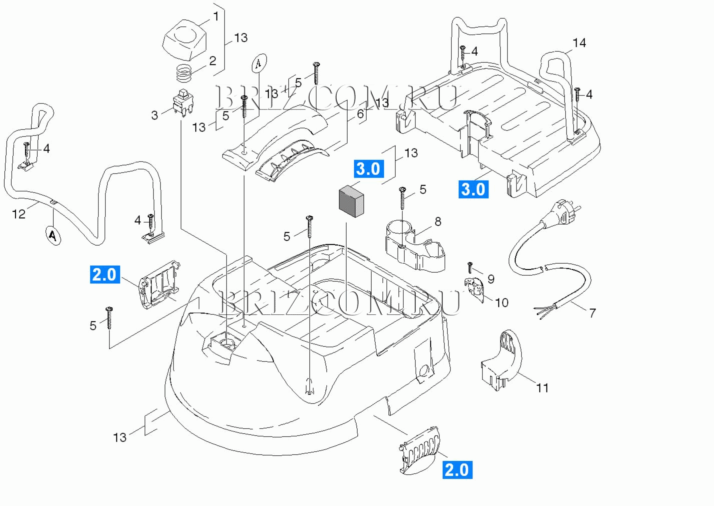 Крышка детали (0.163-767.0)