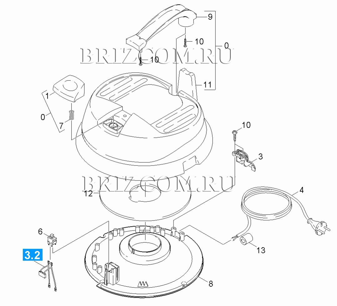 Верхняя часть (0.163-909.0)