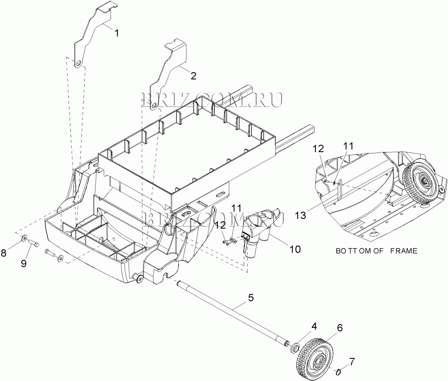 Рамка и колеса (0.165-768.0)