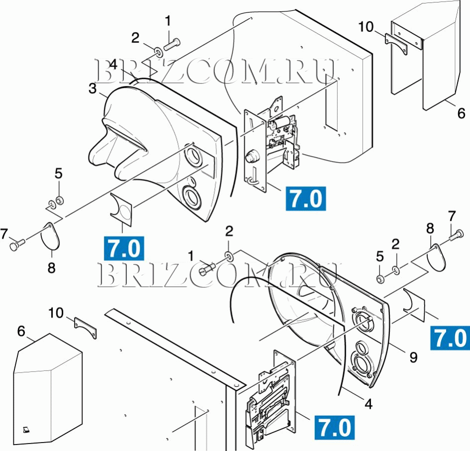 Держатель шланга (0.163-957.0)