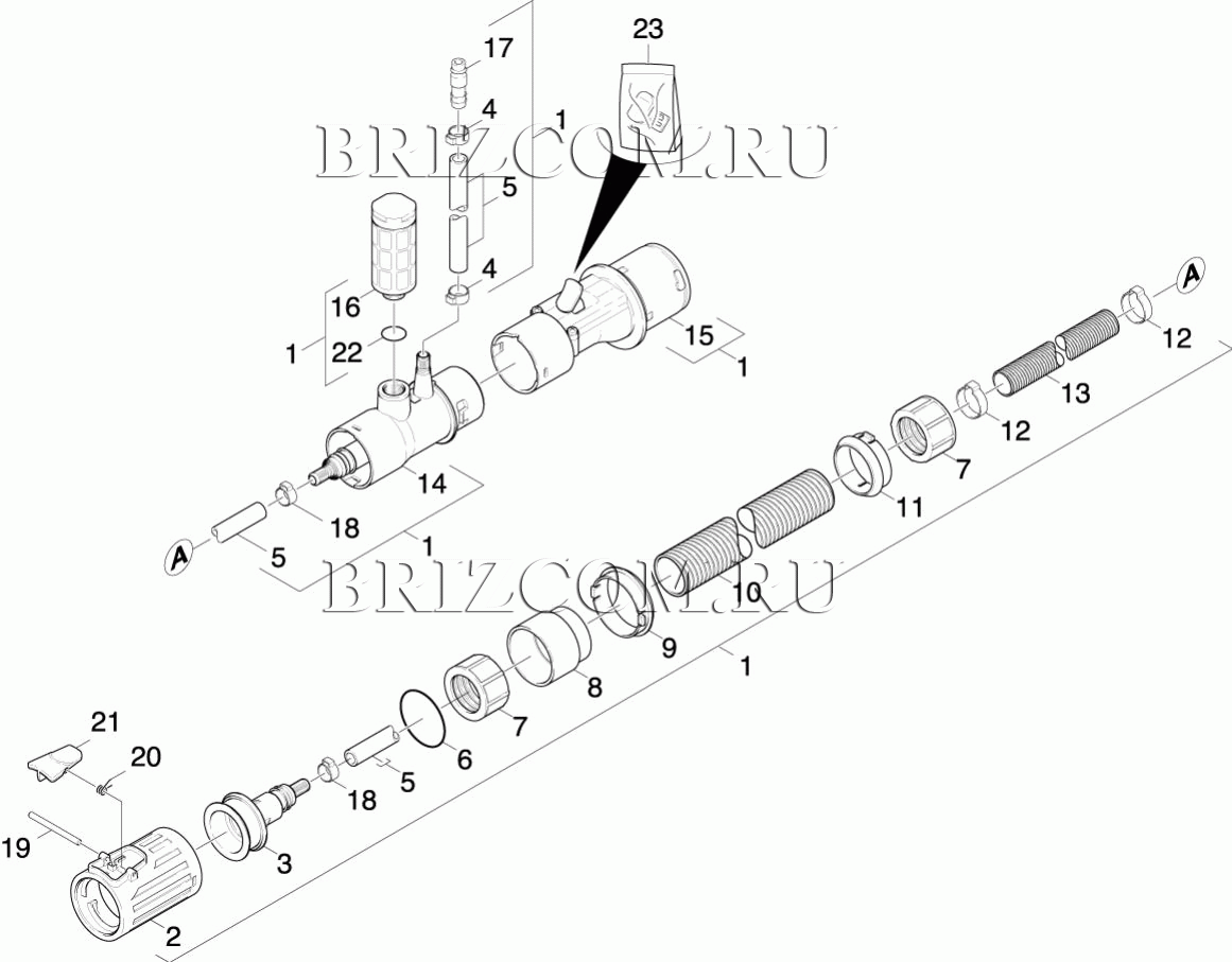 Всасывающий шланг (0.196-727.0)