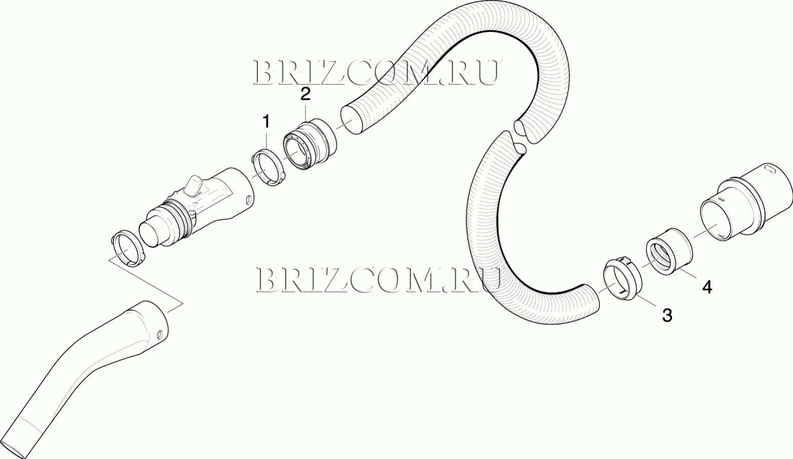 МК соединительный шланг (0.196-613.0)