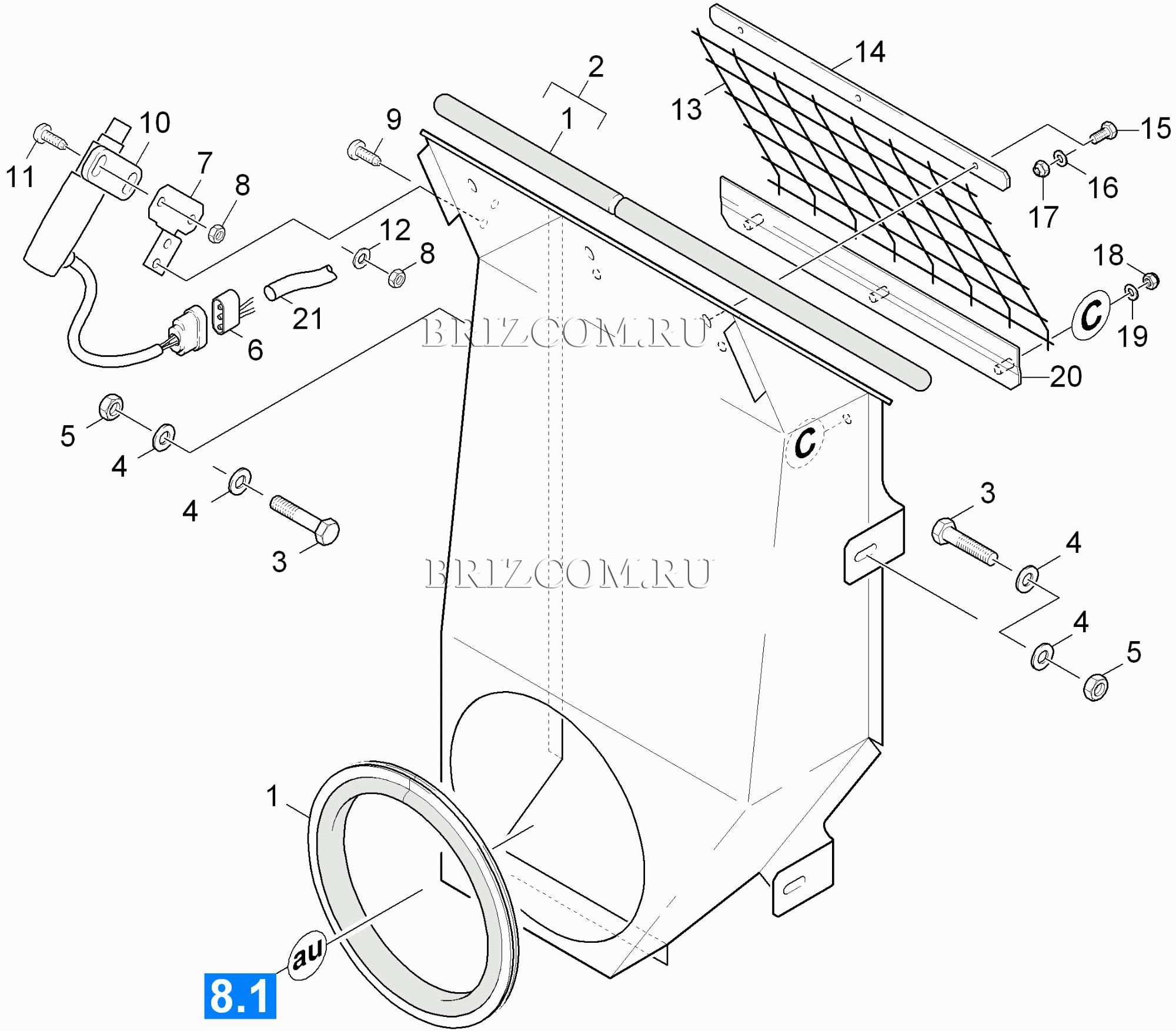Турбина всасывающий канал (0.207-705.0)