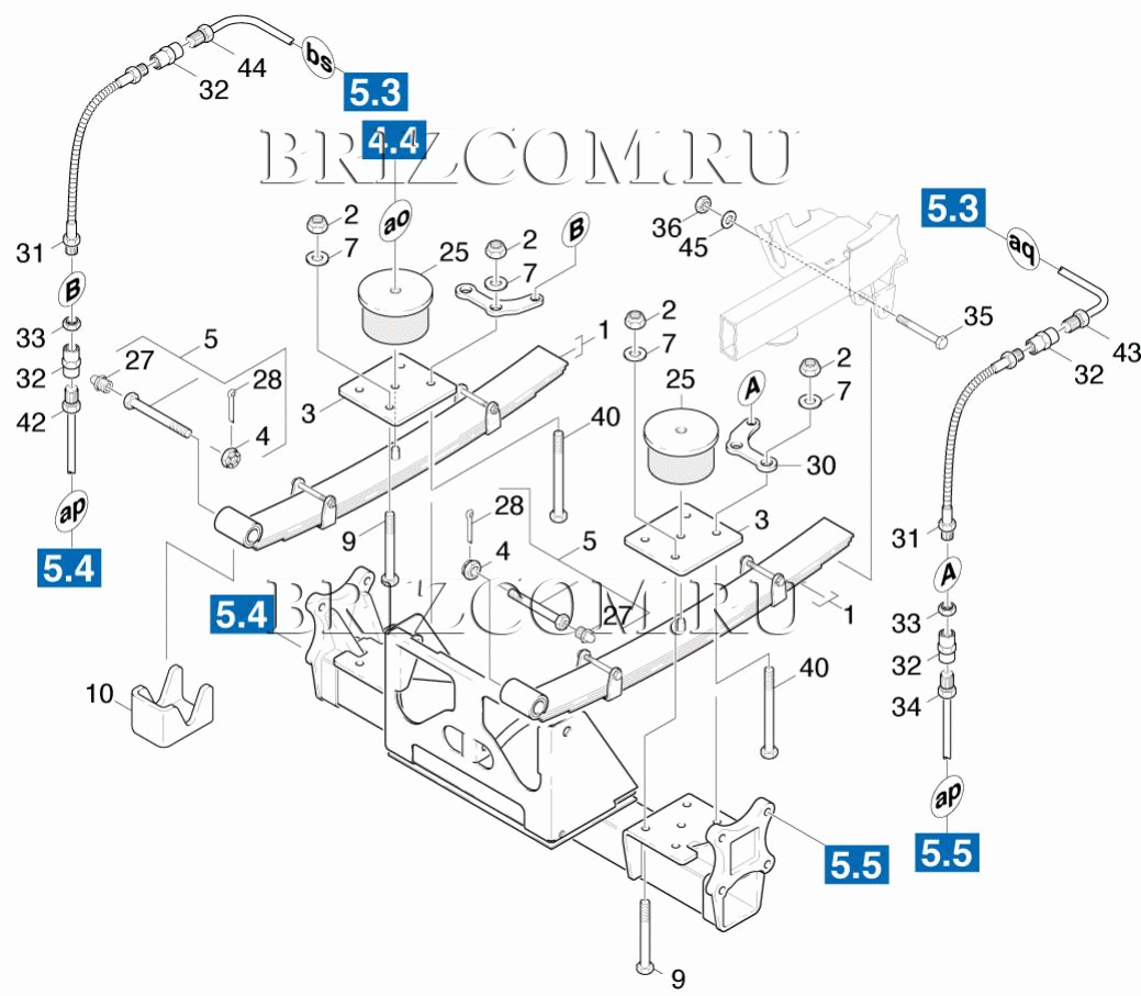 Передняя ось (0.207-161.0)