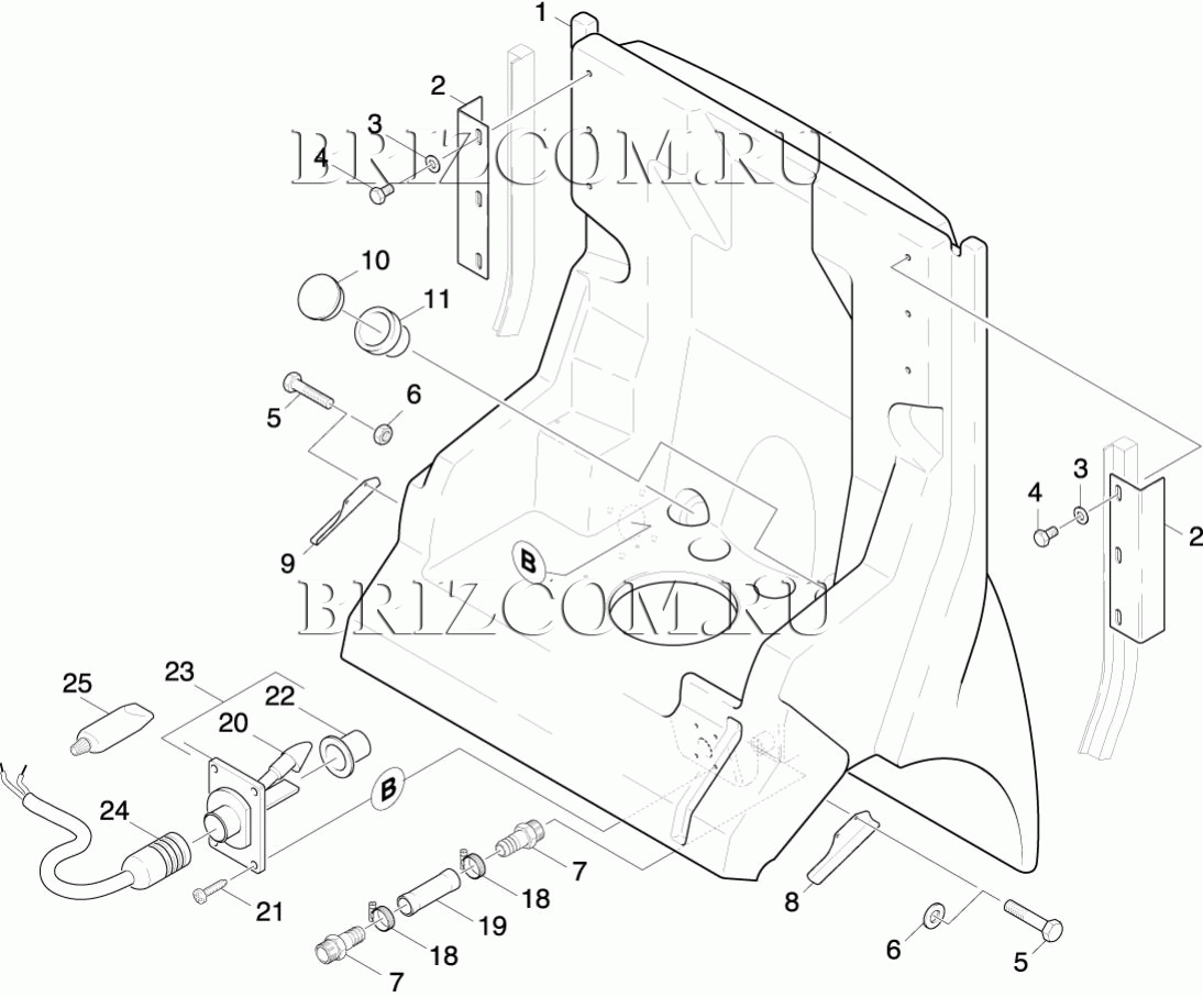 Резервуар для воды впереди (0.207-227.0)