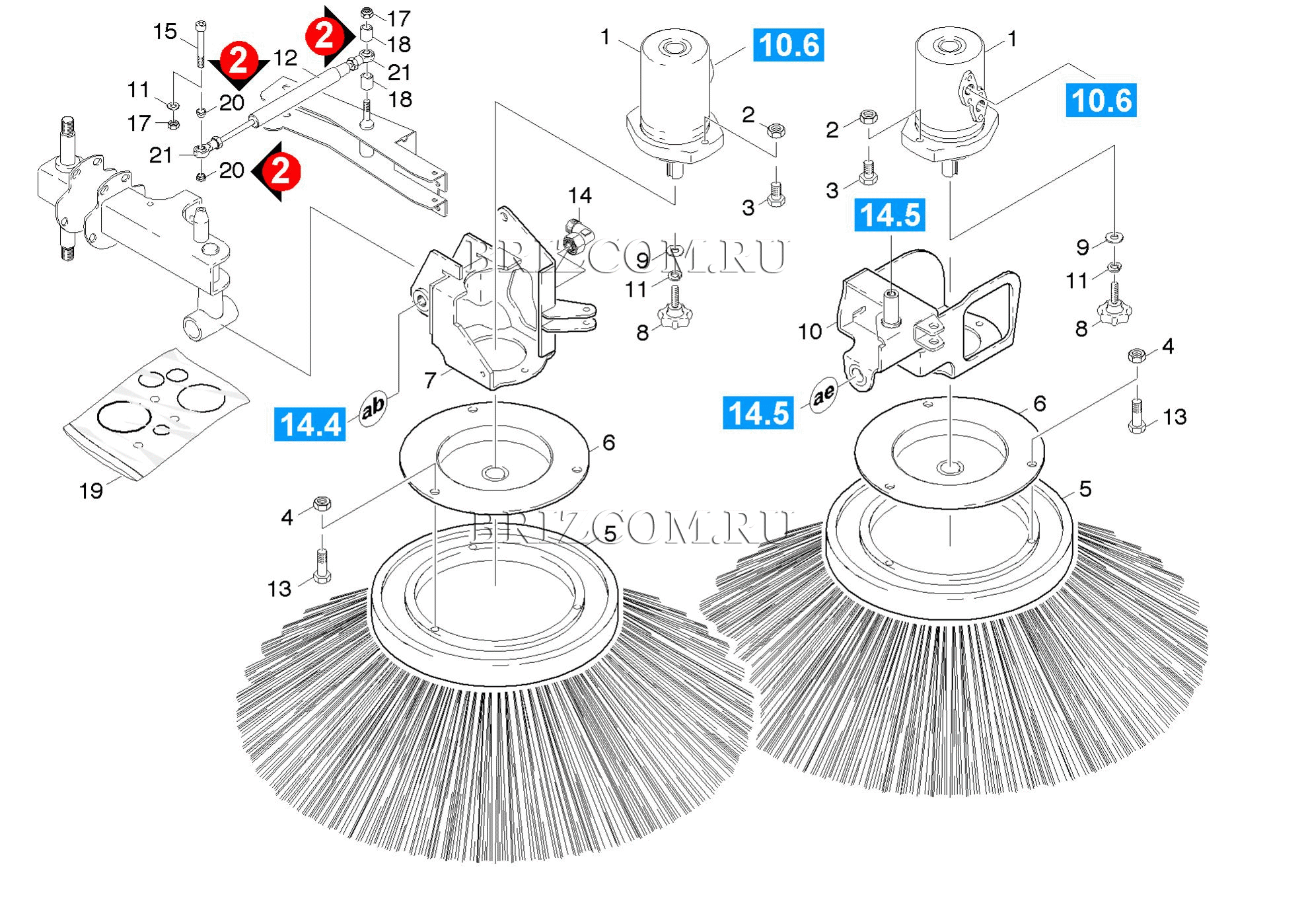 Крепление слева SB (0.207-709.0)