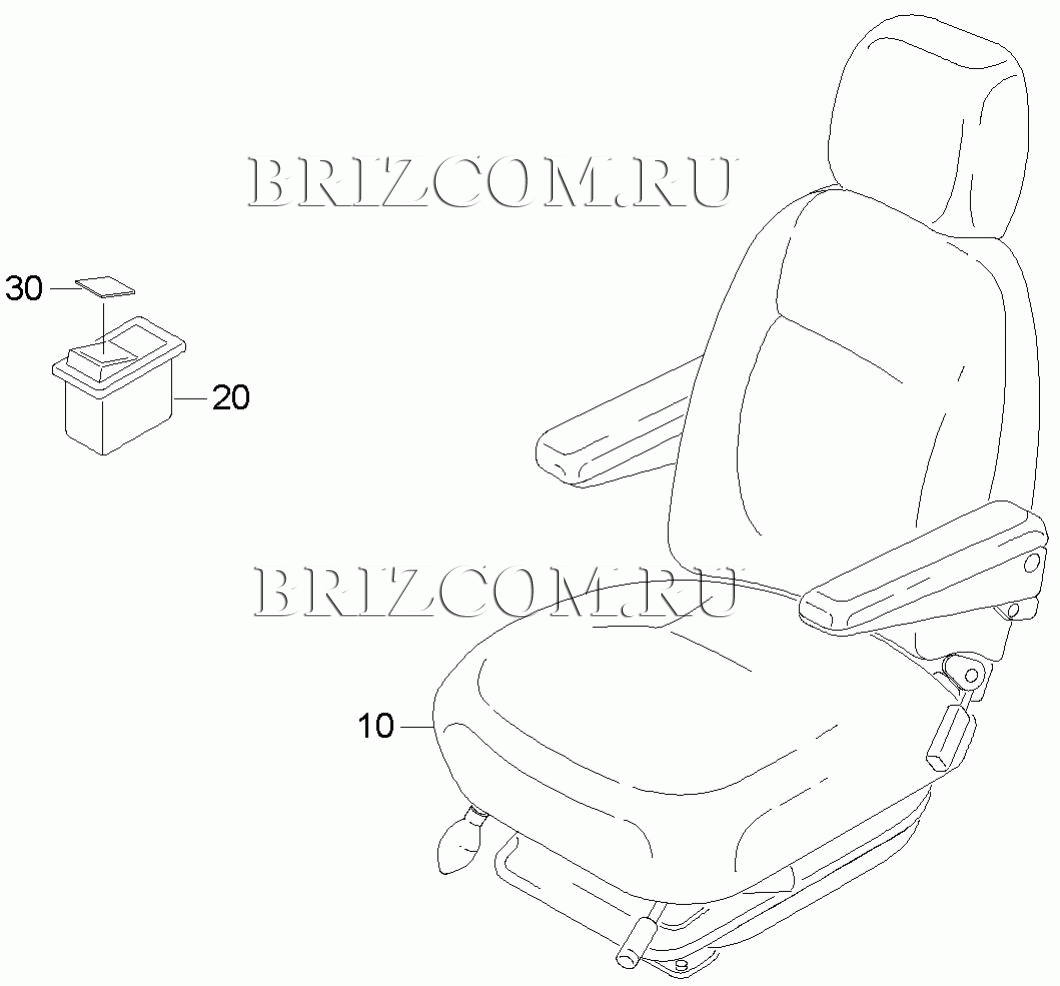 Сиденье Comfort (0.210-484.0)