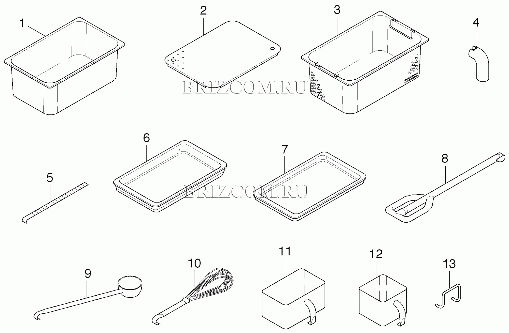 Кухонные принадлежности (0.186-761.0)
