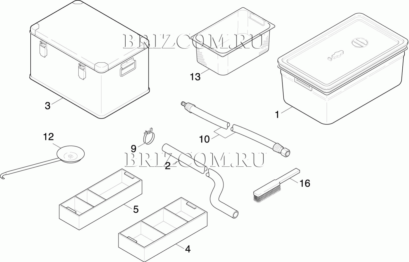 Принадлежности TFK-300UAE (0.186-830.0)