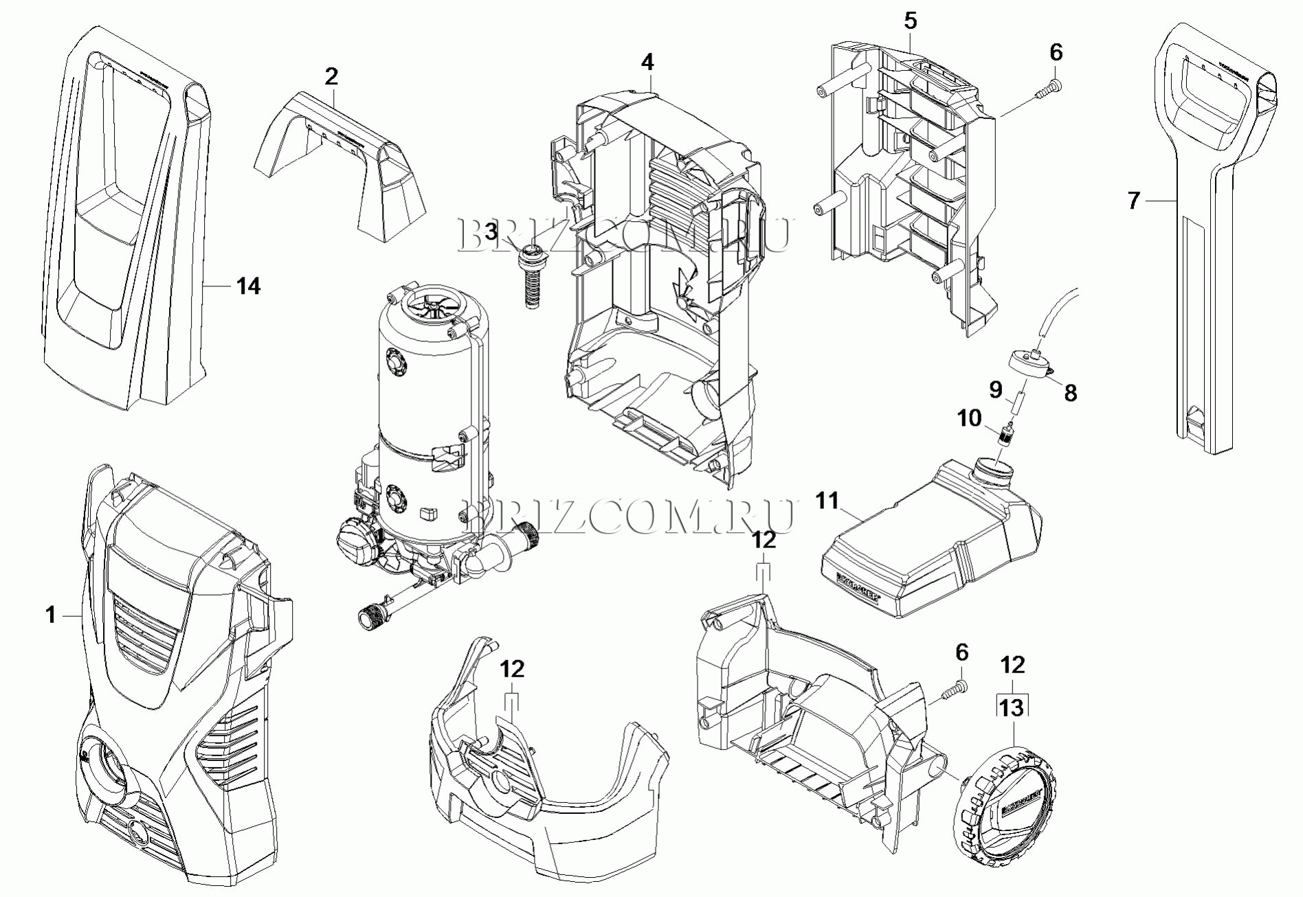 Чертеж керхер к 4