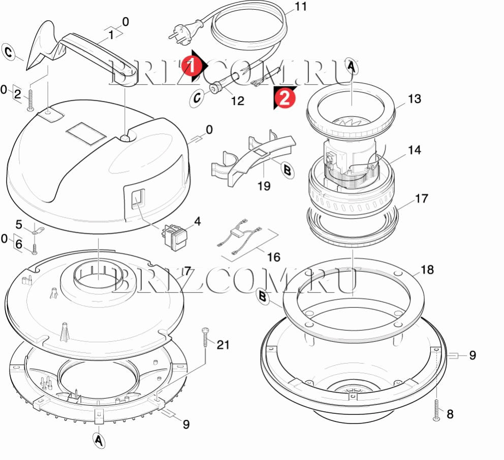 Прибор бабка изделия (0.163-261.0)