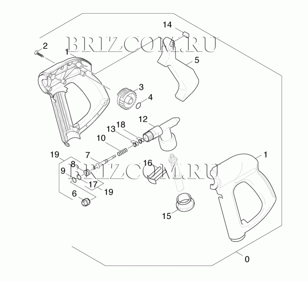 Pучной пистолет-распылитель (0.147-905.0)