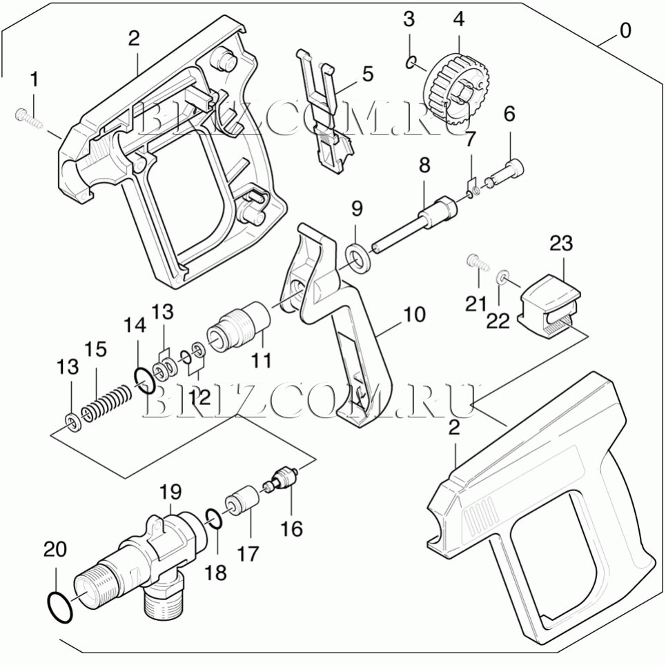 Pучной пистолет-распылитель (0.146-595.0)