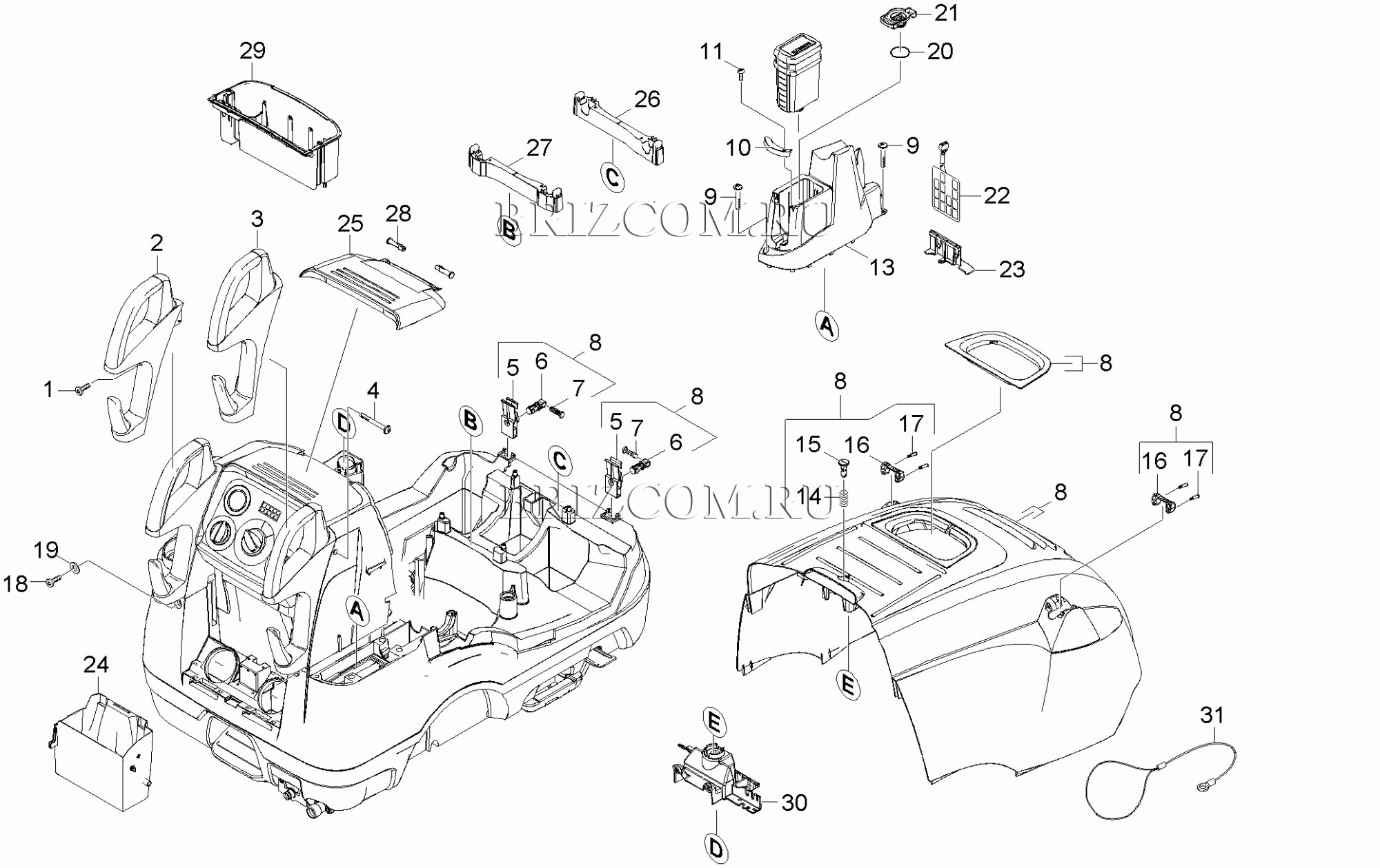 Корпус верхняя часть (0.115-596.0)