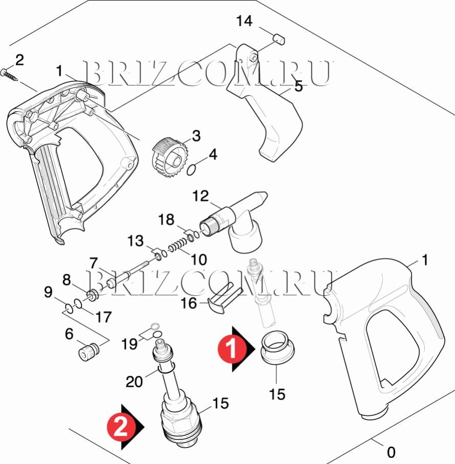 Pучной пистолет-распылитель (0.148-178.0)