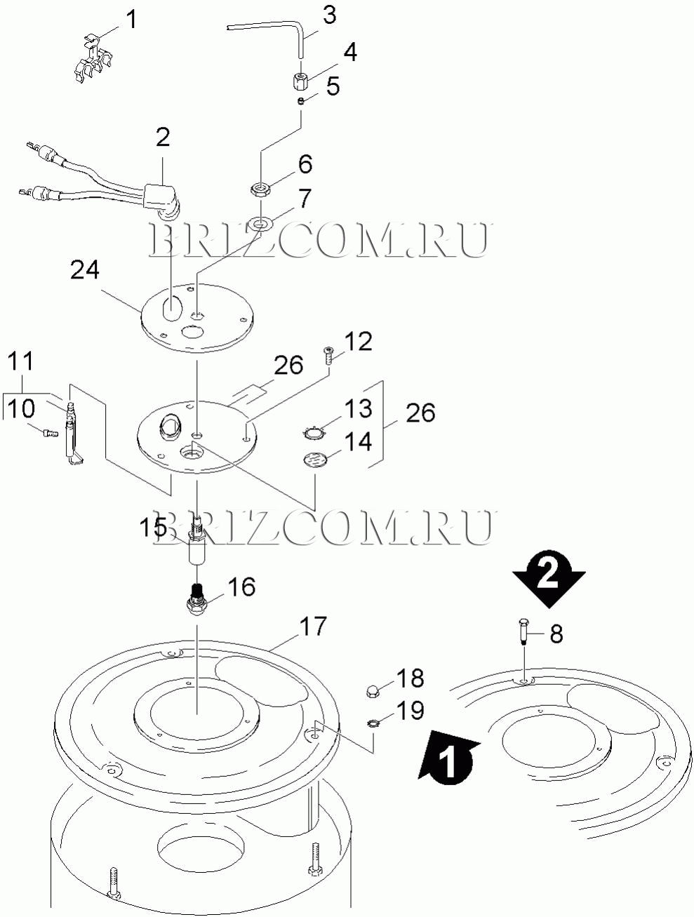Крышка горелки (0.131-156.0)