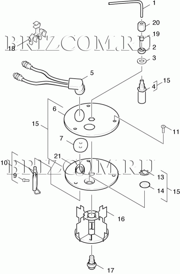 Крышка горелки (0.131-347.0)