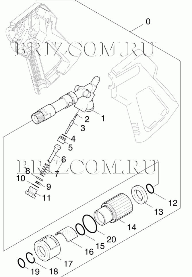 Pучной пистолет-распылитель (0.147-284.0)