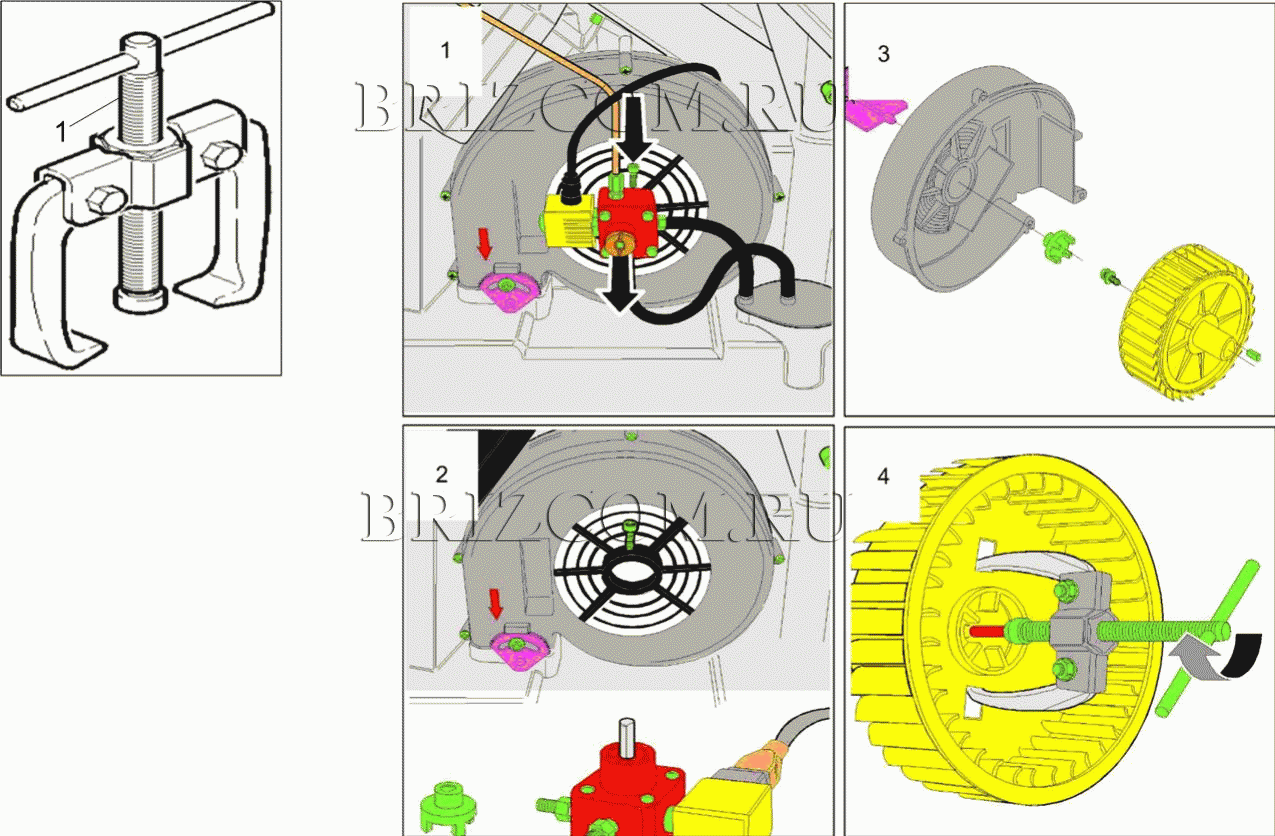Инструмент стяжка импеллер (0.120-046.0)