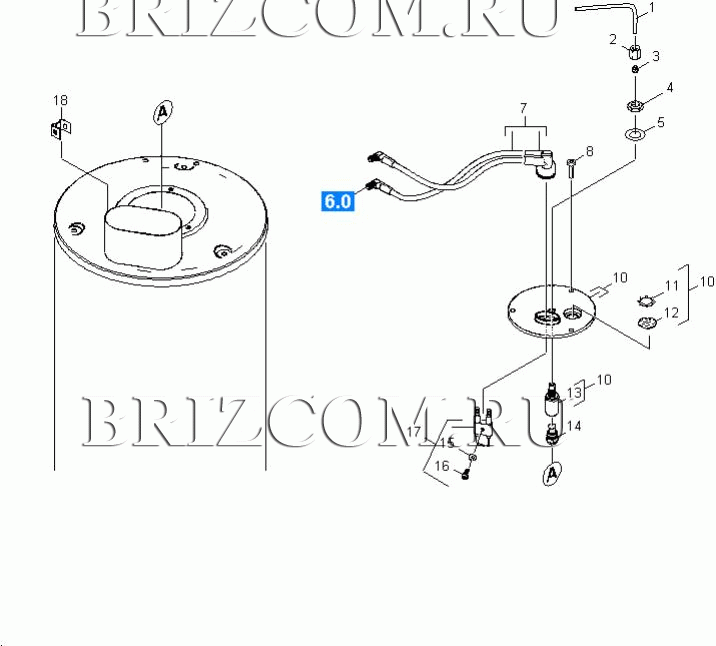 Крышка горелки (0.110-860.0)