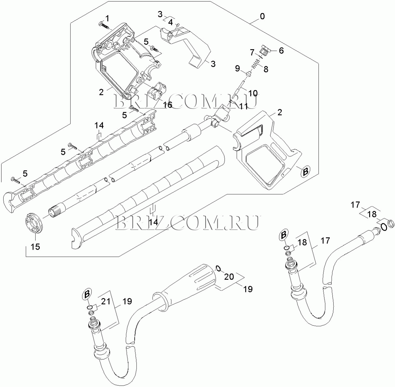 Pучной пистолет-распылитель (0.110-010.0)