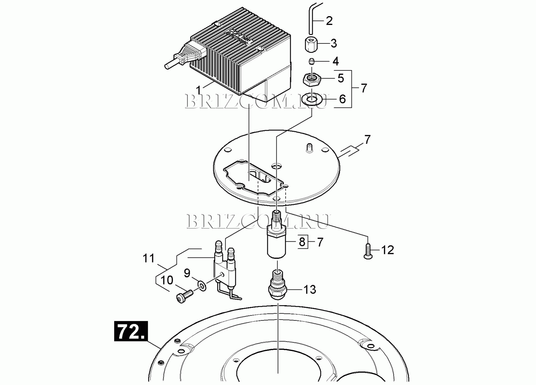 Крышка горелки (0.113-101.0)