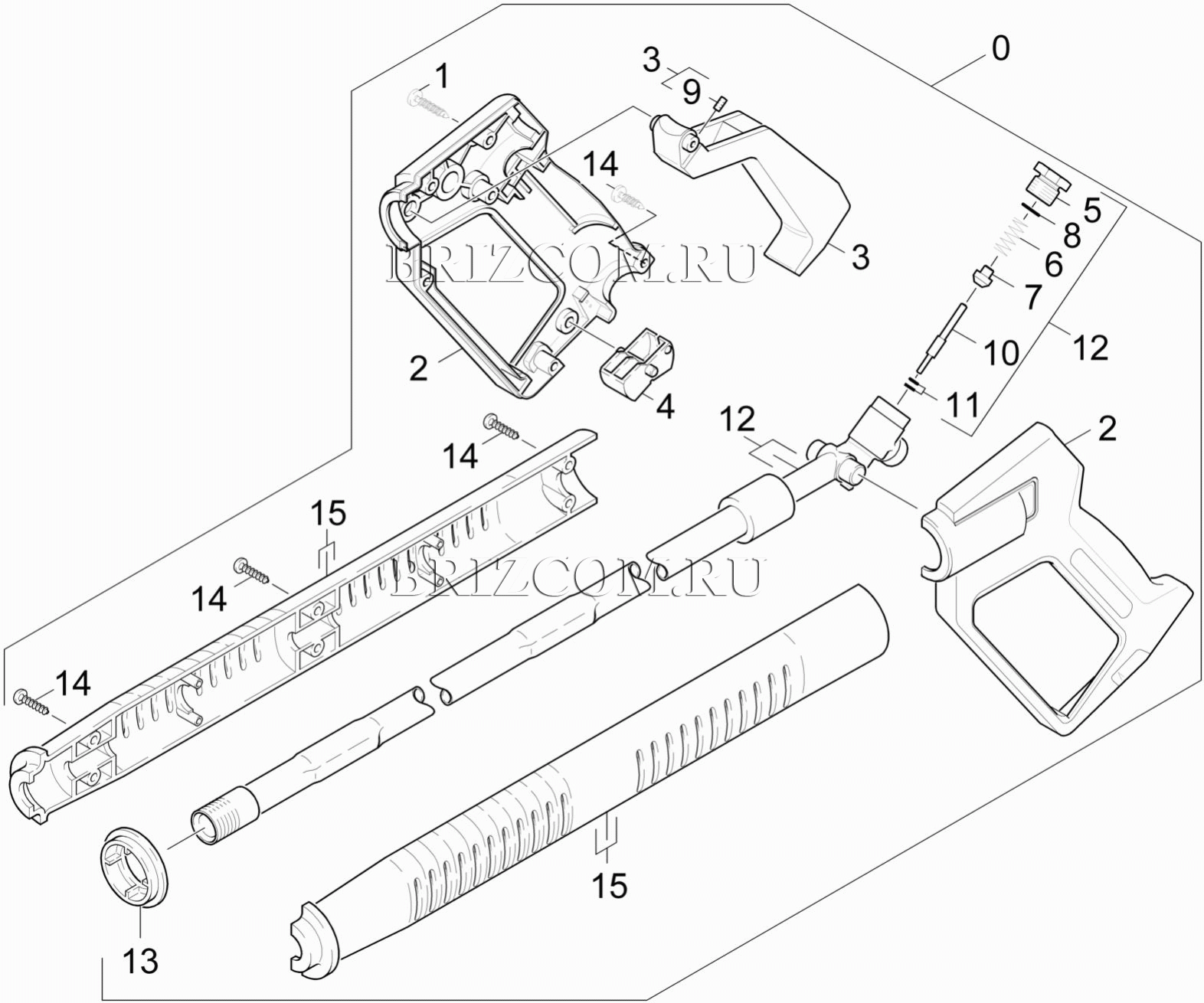 Pучной пистолет-распылитель (0.114-132.0)