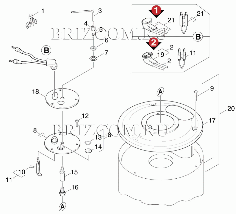 Крышка горелки (0.131-586.0)