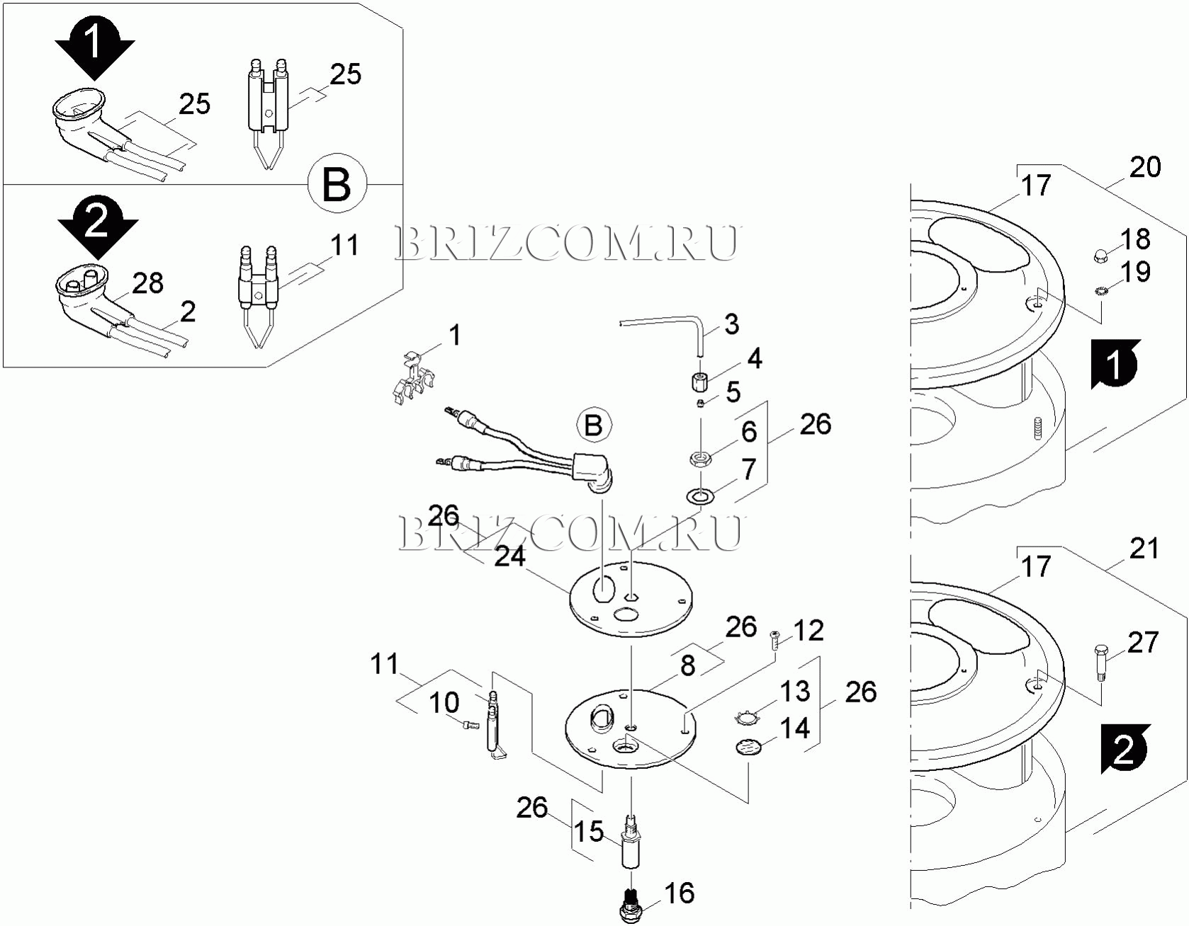 Крышка горелки (0.131-378.0)