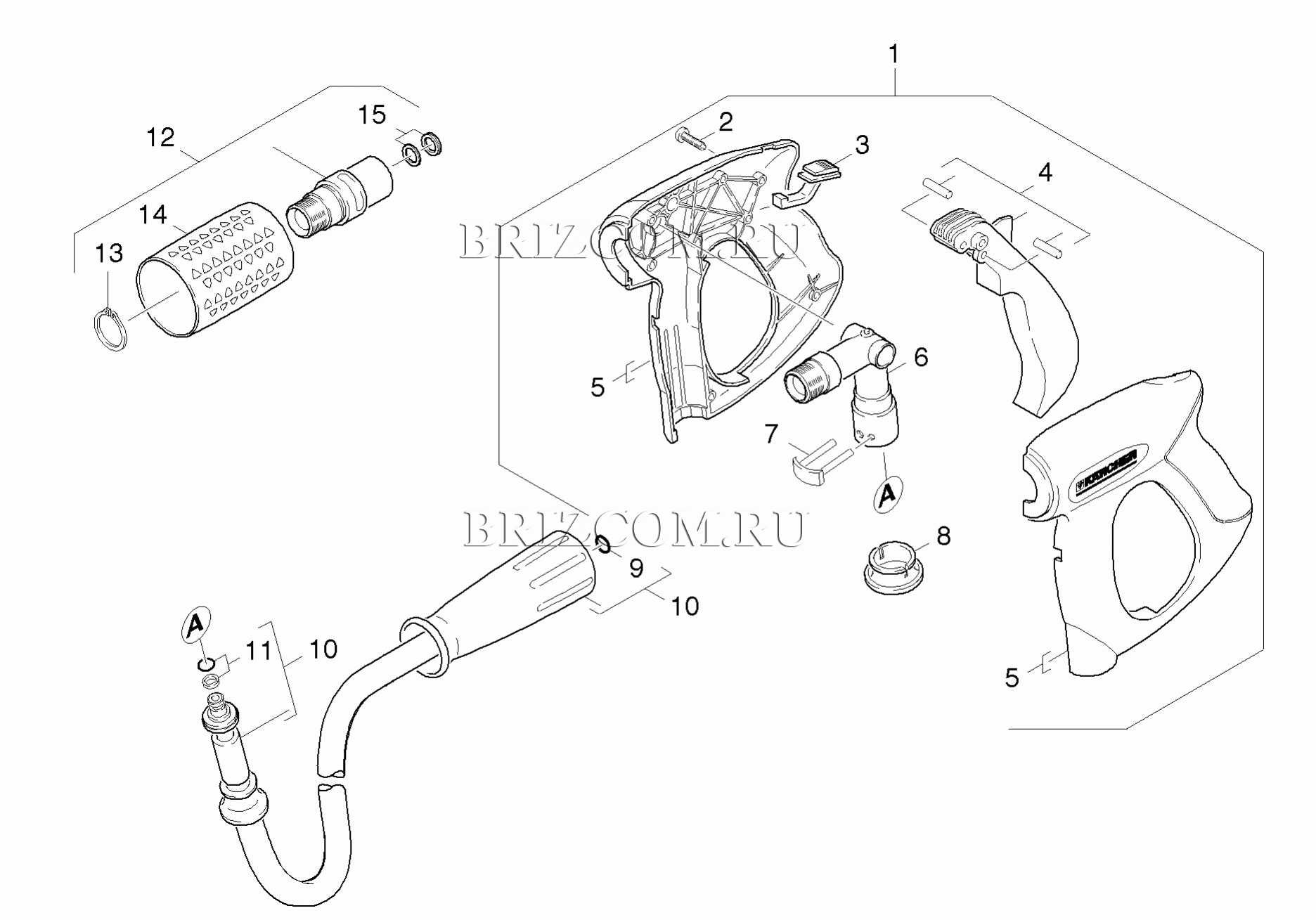 Pучной пистолет-распылитель (0.146-778.0)