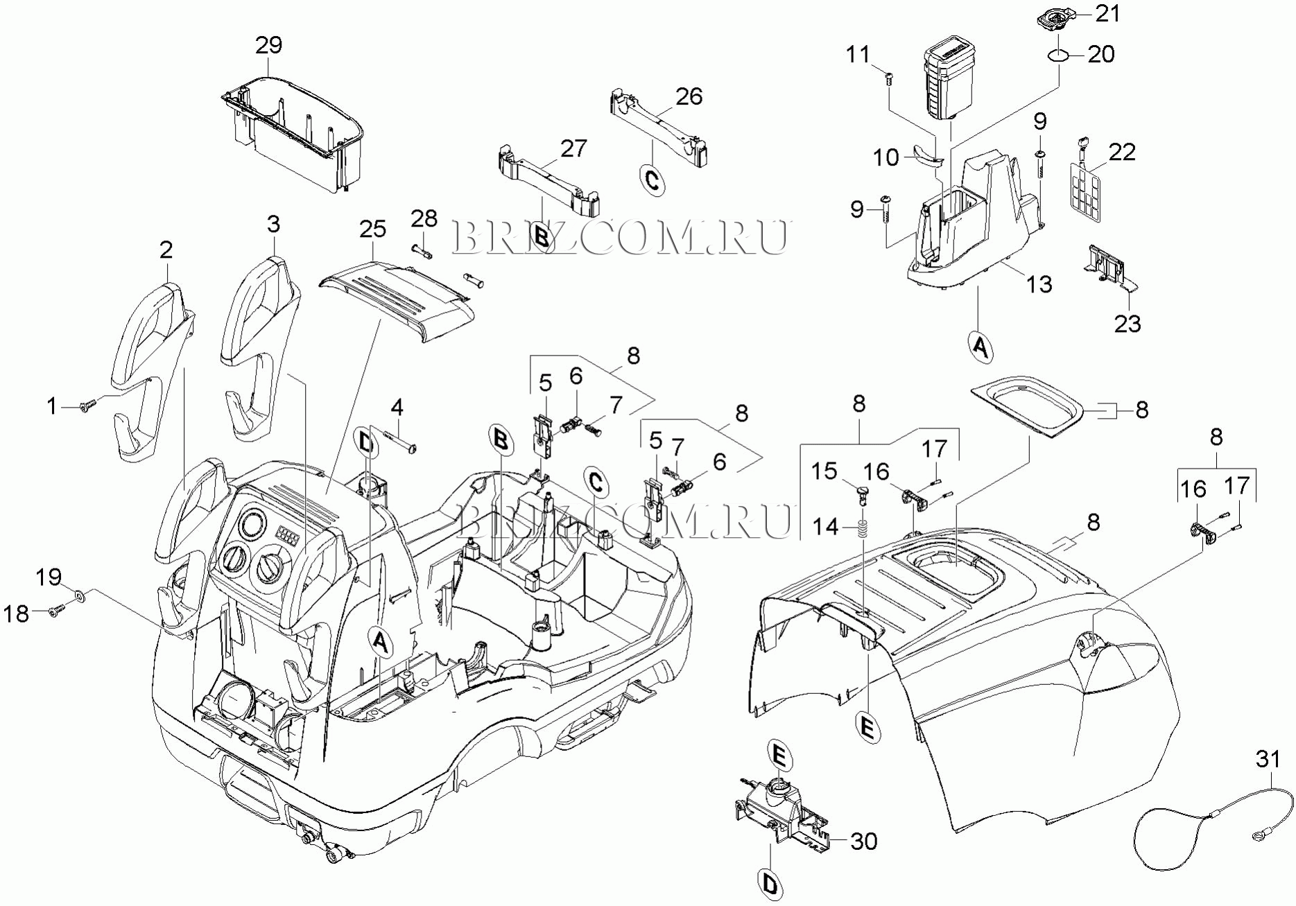 Корпус верхняя часть (0.115-899.0)