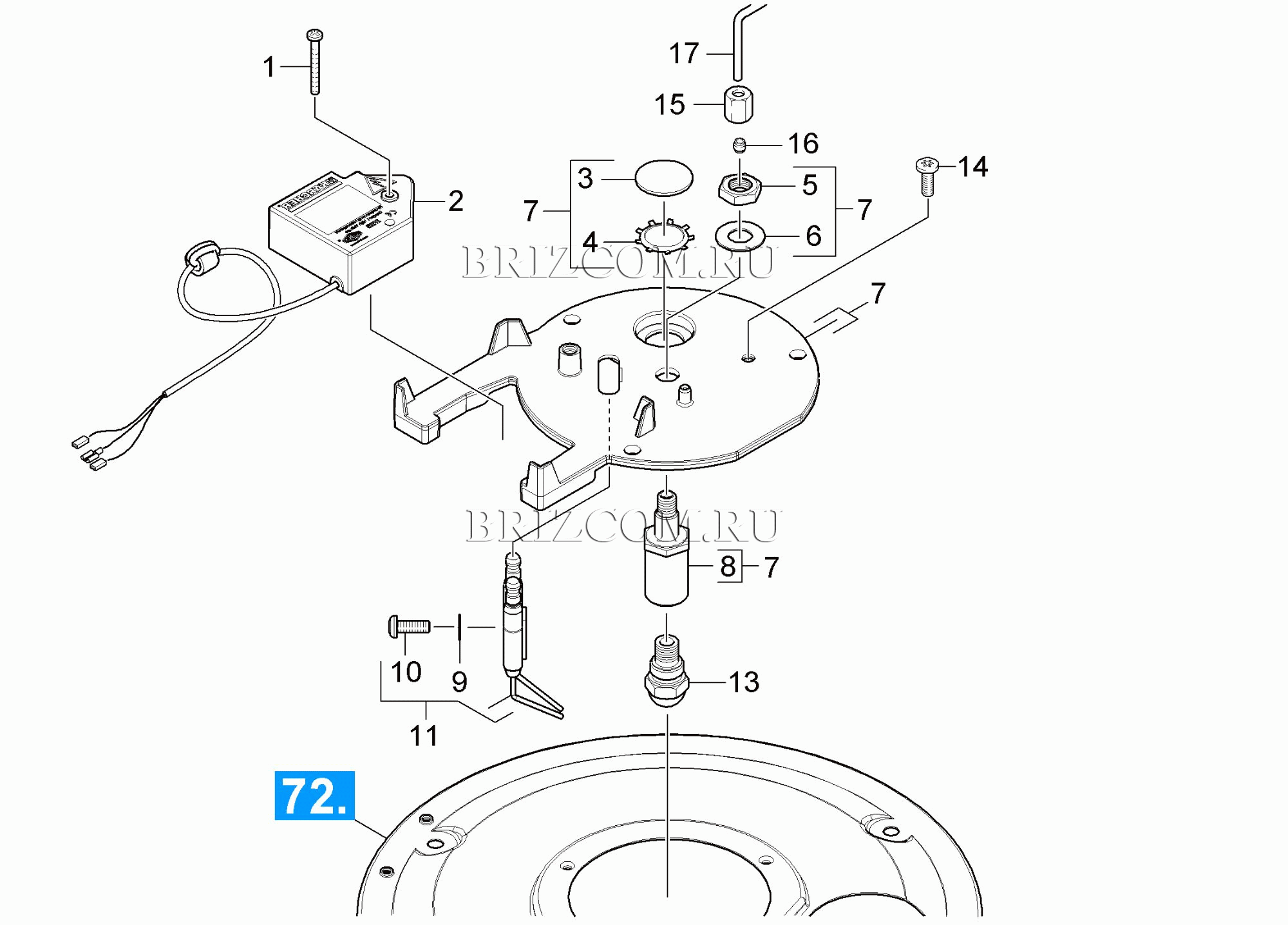 Крышка горелки (0.114-473.0)