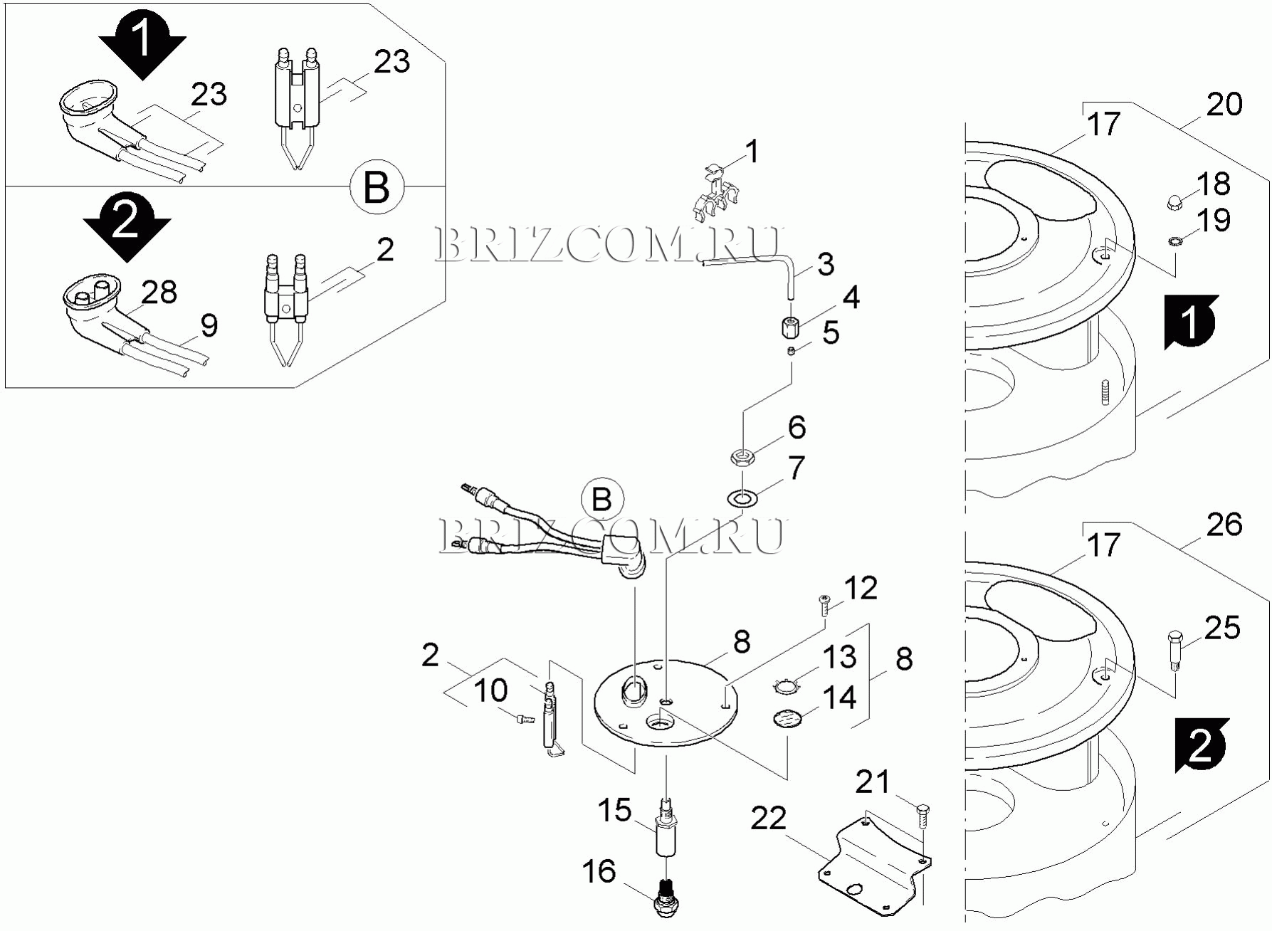 Крышка горелки (0.131-663.0)