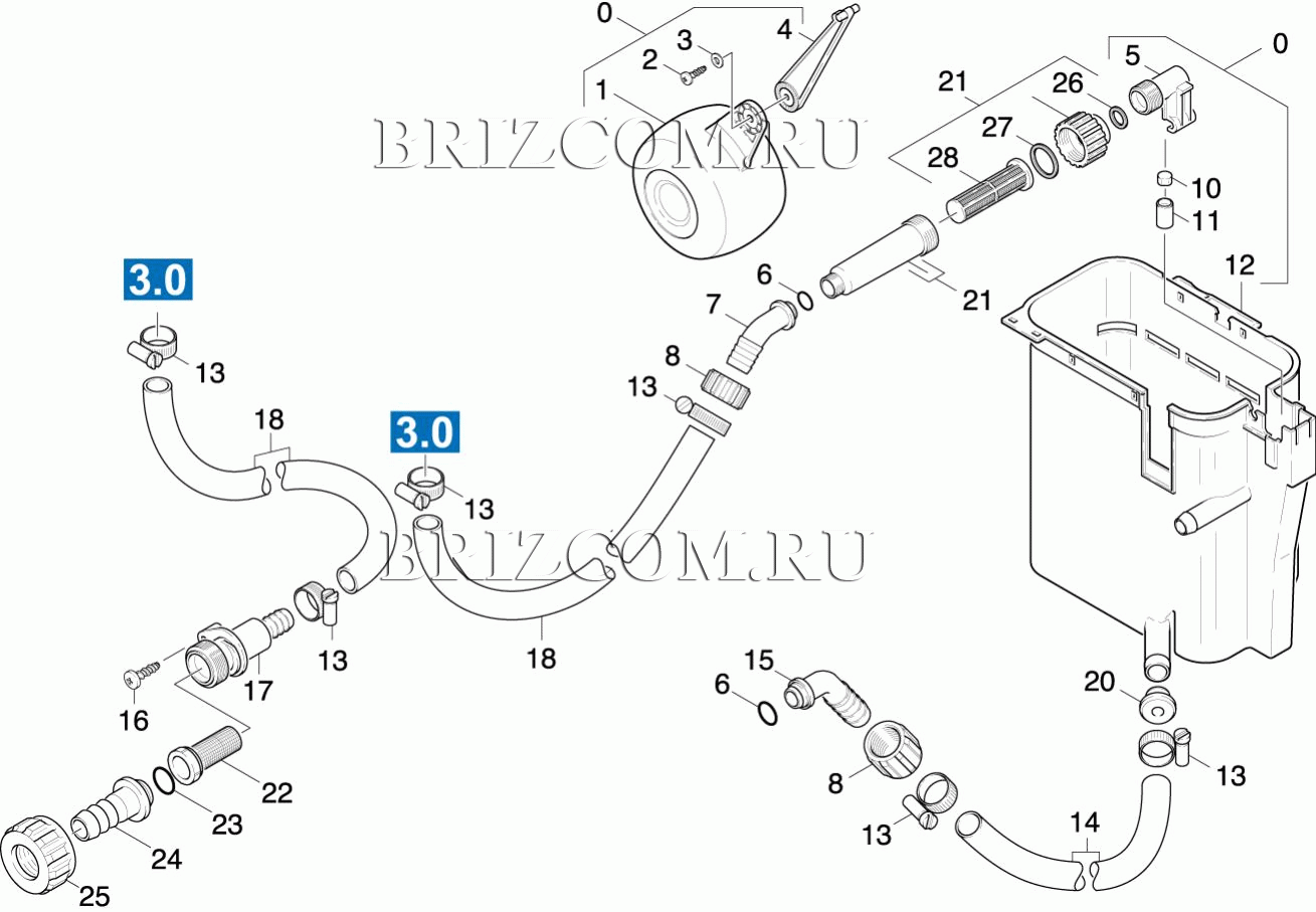 Поплавковый ящик (0.136-003.0)