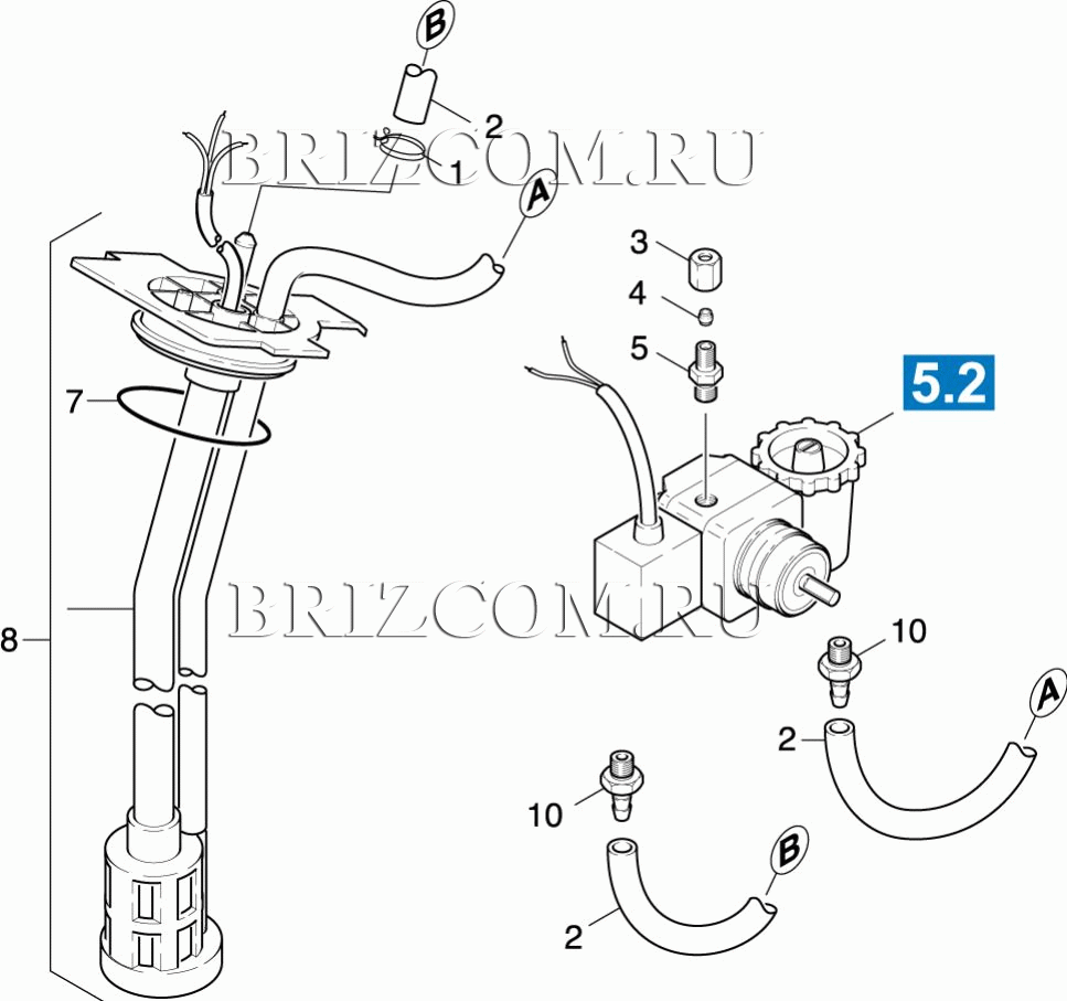 Топливный насос всасывание (0.121-258.0)