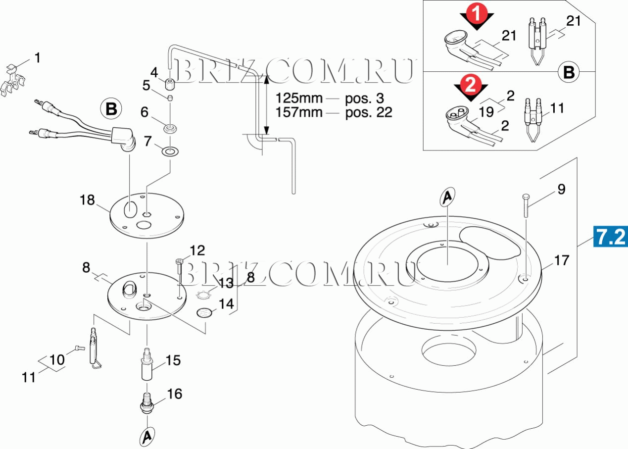 Крышка горелки (0.131-652.0)