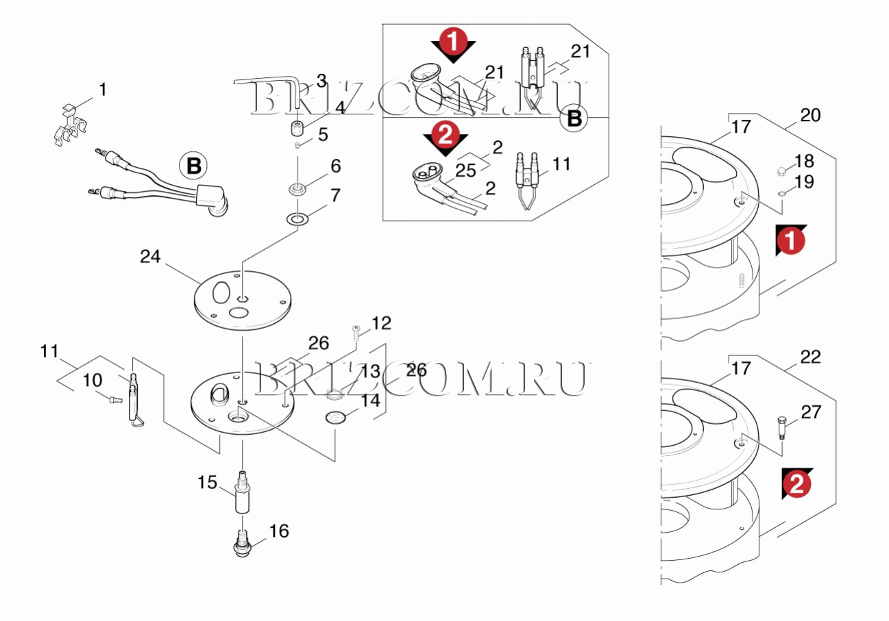 Крышка горелки (0.131-541.0)