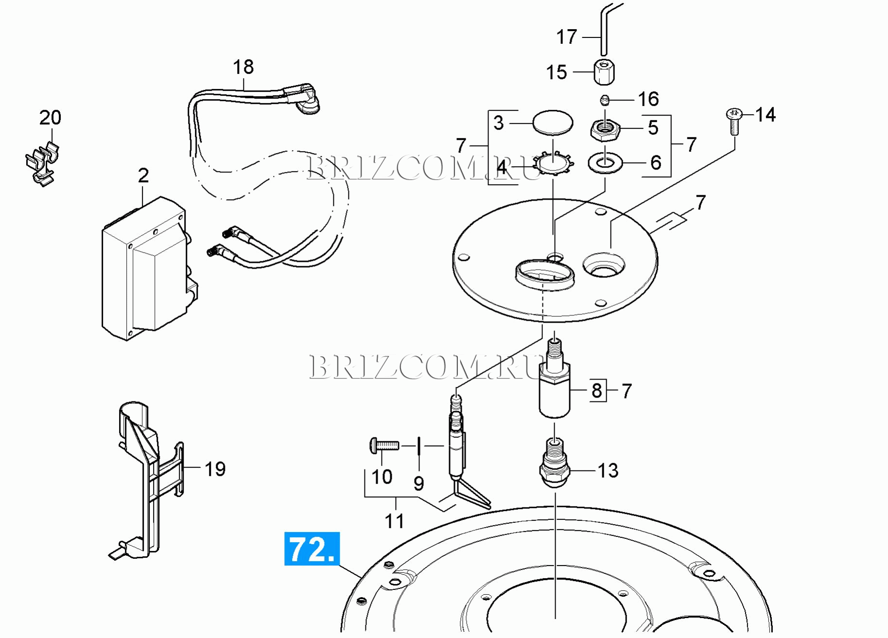 Крышка горелки (0.113-551.0)