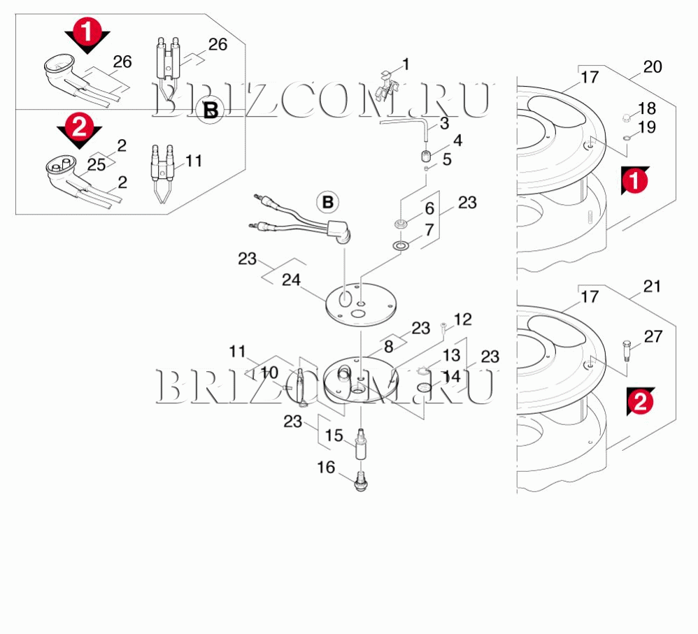 Крышка горелки (0.131-441.0)