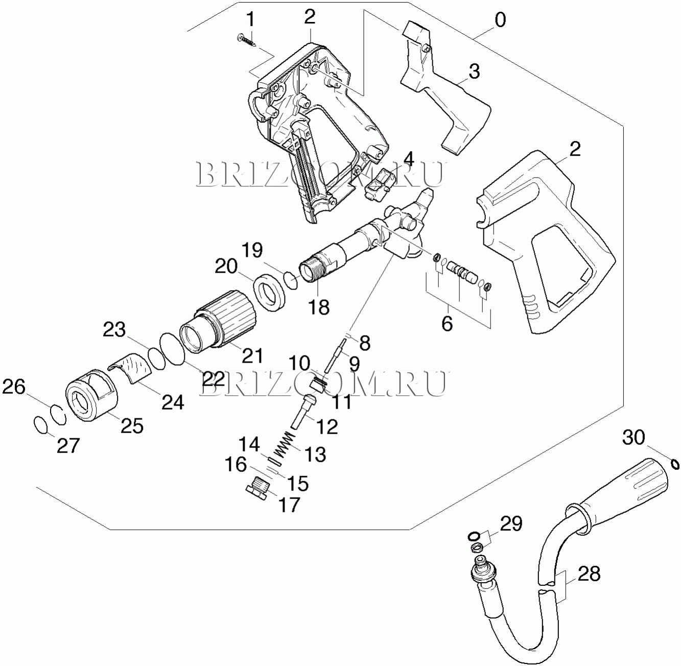 Pучной пистолет-распылитель (0.146-516.0)