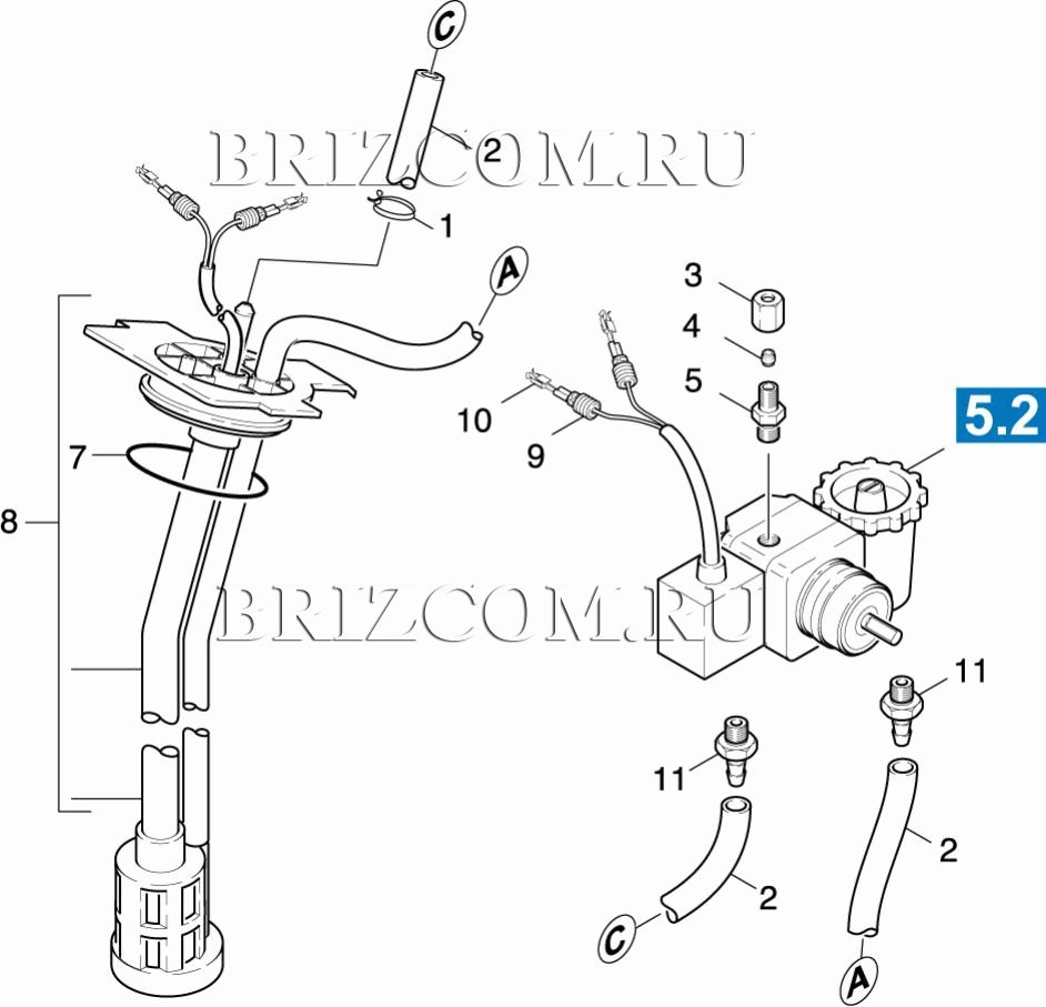 Топливный насос (0.121-005.0)