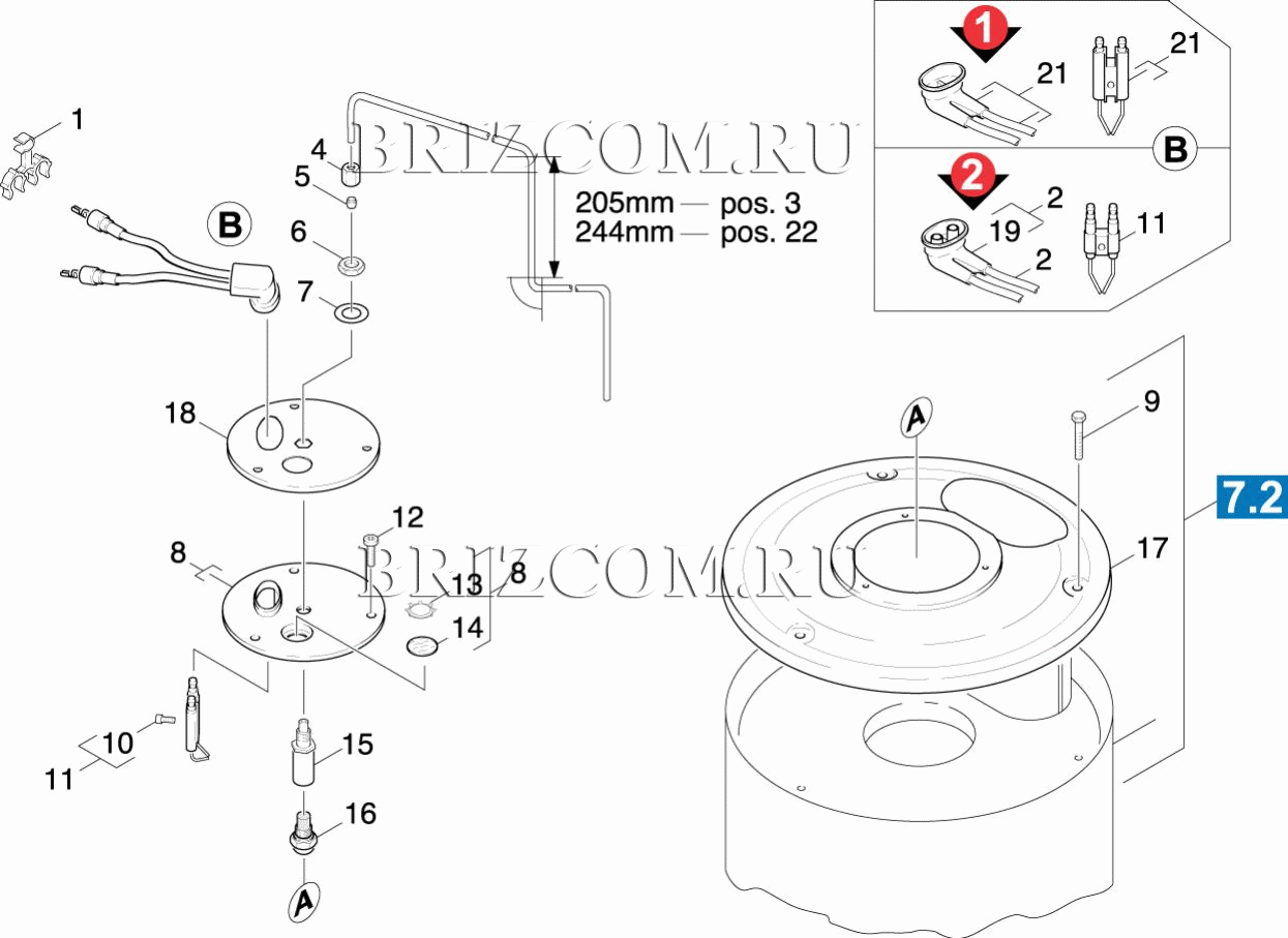 Крышка горелки (0.131-006.0)