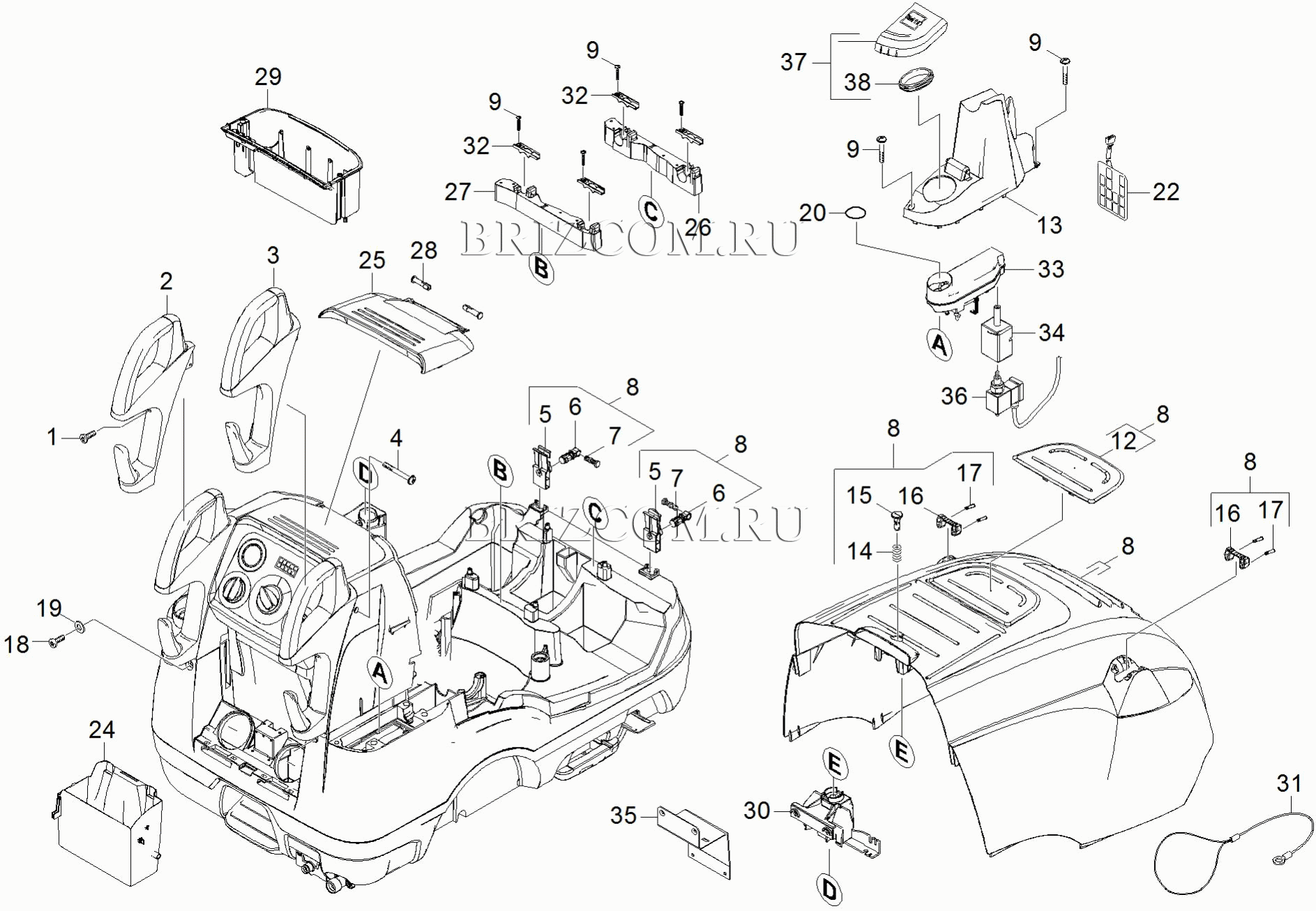 Верхняя часть корпуса (0.114-972.0)