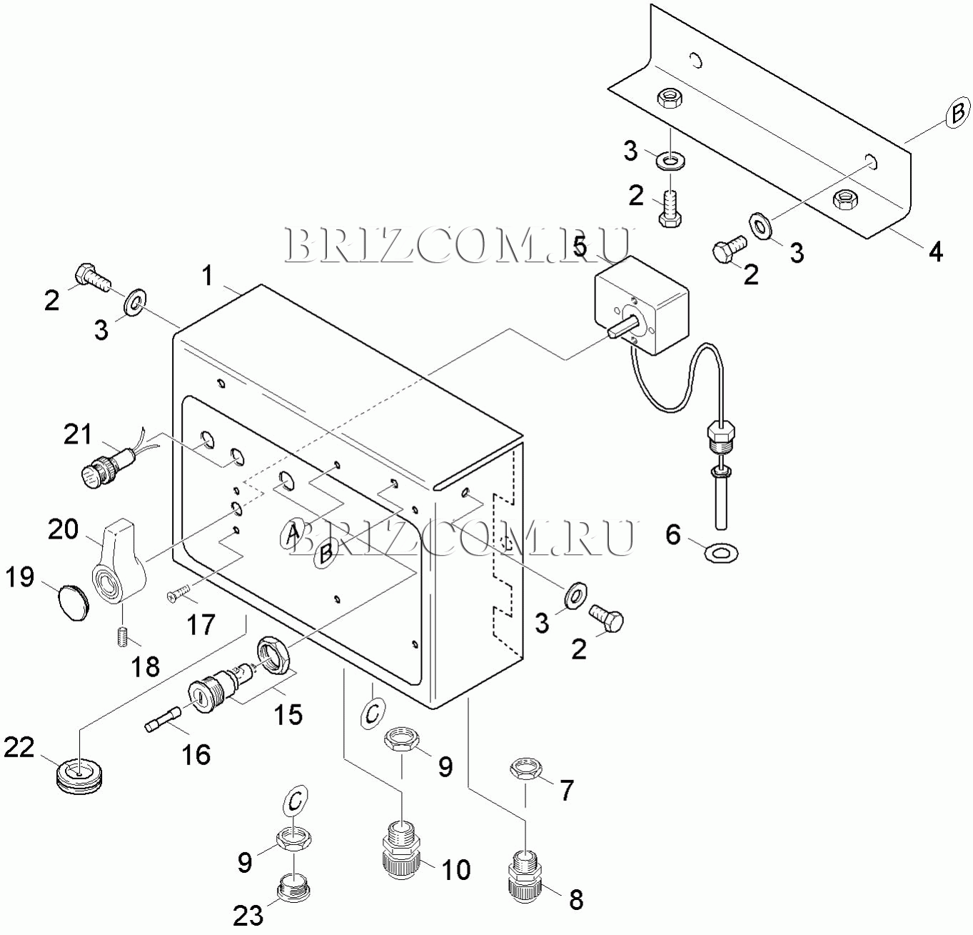 Электроприборный шкаф (0.105-738.0)
