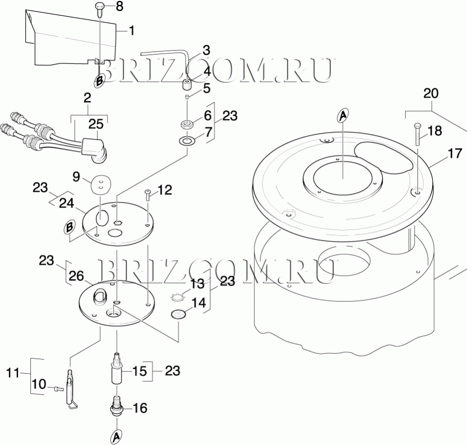 Крышка горелки (0.131-453.0)