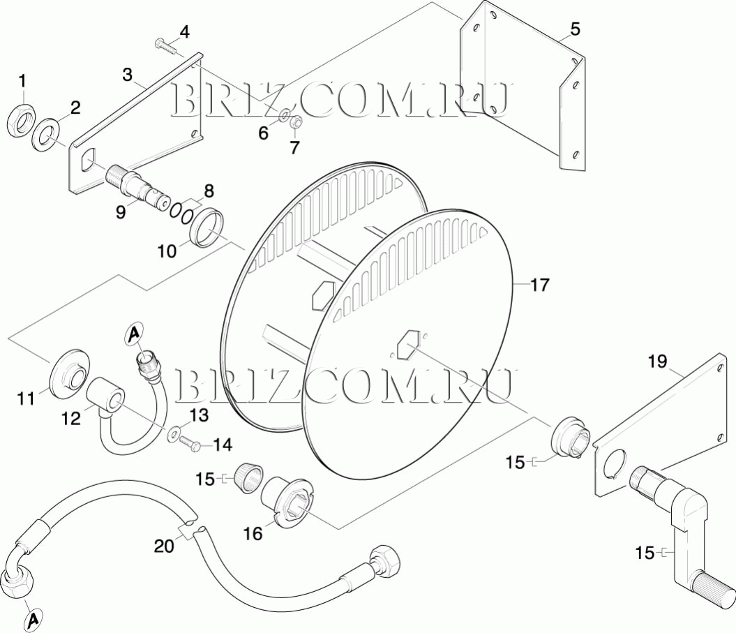 Барабан для намотки шланга (0.196-675.0)