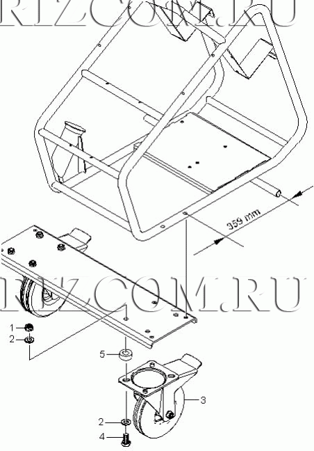 МК рулевая стойка (0.105-986.0)