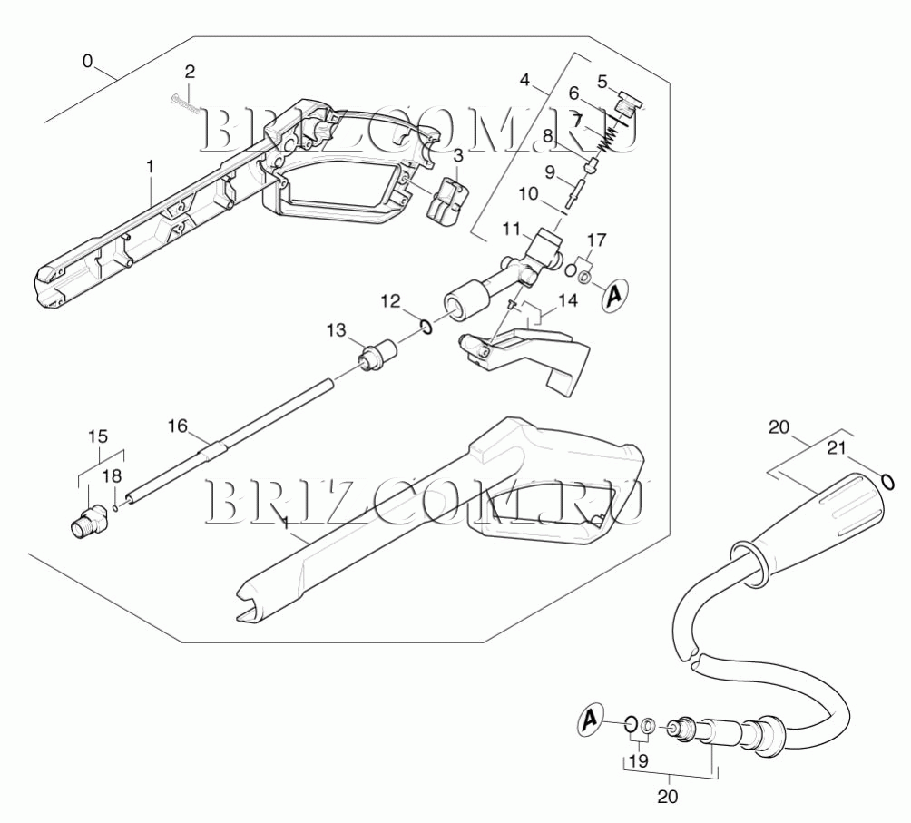 Pучной пистолет-распылитель (0.146-529.0)