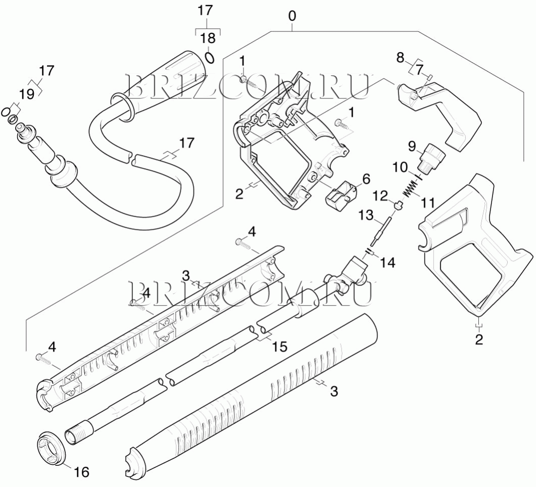 Pучной пистолет-распылитель (0.147-221.0)